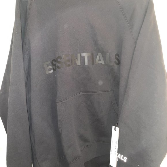 Black Essential Hoodie - Picture 4 of 6